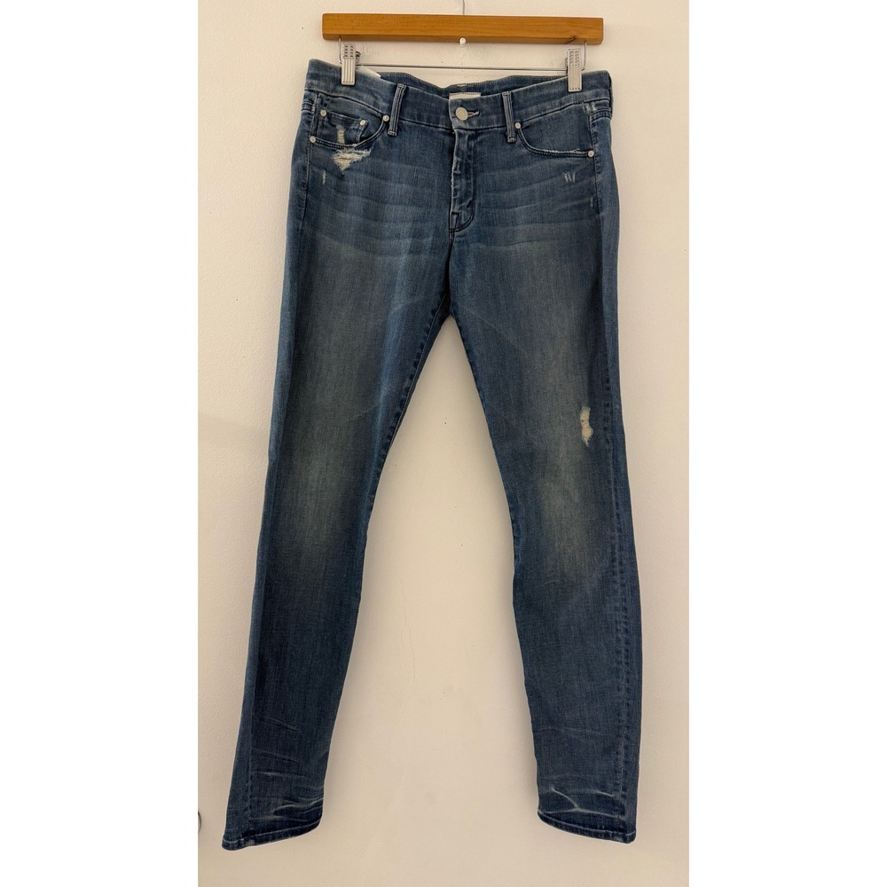 Mother Denim Women's The Looker In Graffiti Girl Mid Rise Jeans Size 30